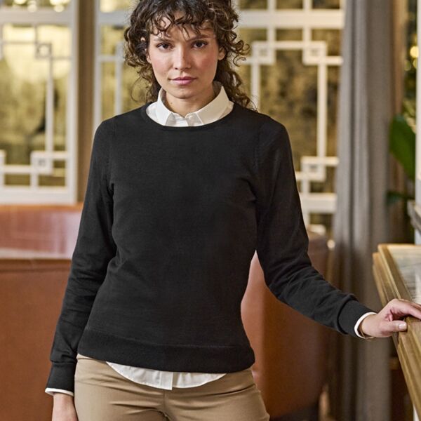 Tee Jays Ladies Crew Neck Sweater Thumbnail