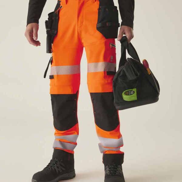 Regatta High Visibility Infiltrate Stretch Holster Trousers Thumbnail