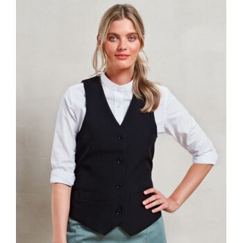 Premier Ladies Lined Waistcoat Thumbnail