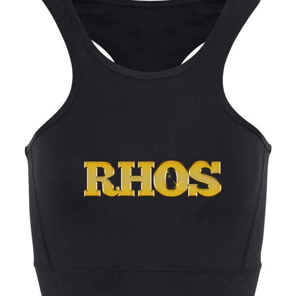 Performance sports mid-length bra (low impact) Thumbnail