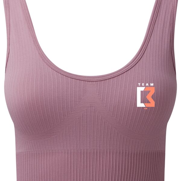 Ribbed Seamless 3D Fit Multi-Sport Bra Thumbnail