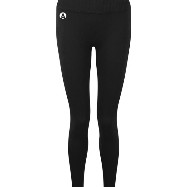 Women's ribbed seamless 3D fit multi-sport leggings Thumbnail