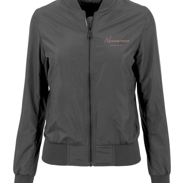 Women's Nylon Bomber Jacket Thumbnail