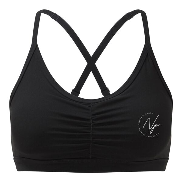 Women's Ruched Sports Bra Thumbnail