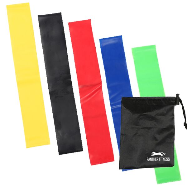 Latex Resistance Bands 5 pc Thumbnail