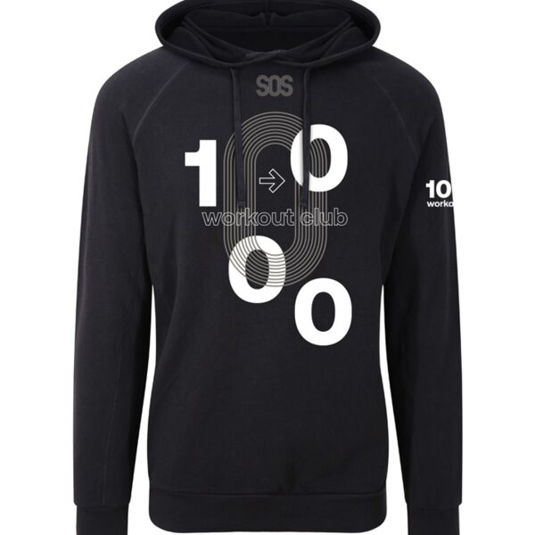 1000 Club Unisex Fitness Hoodie Thumbnail