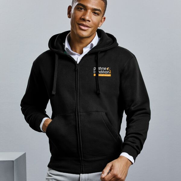 Authentic zipped hooded sweat Thumbnail