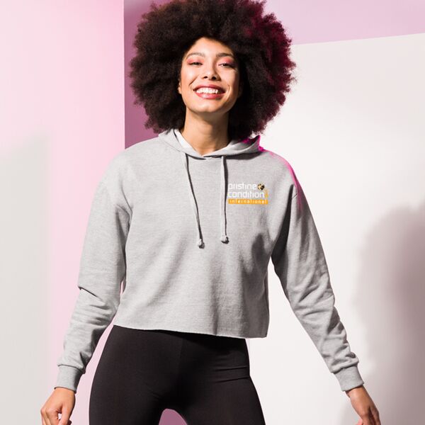 Women's cropped slounge hoodie Thumbnail