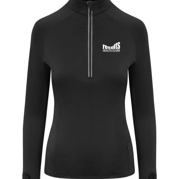 Cool-Flex Girlie Half Zip Top Thumbnail