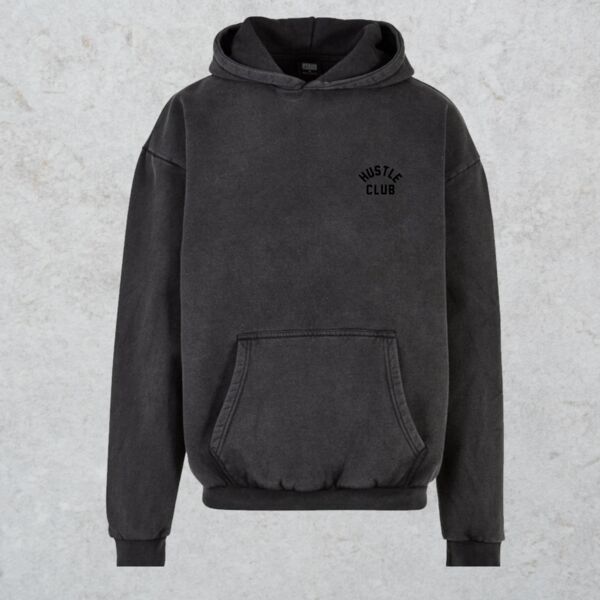 Women's acid washed oversized hoodie Thumbnail