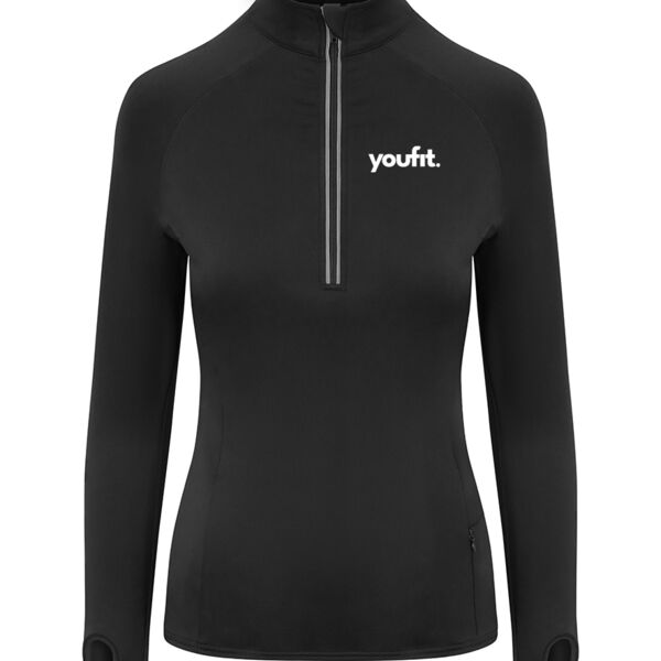 Cool-Flex Girlie Half Zip Top Thumbnail