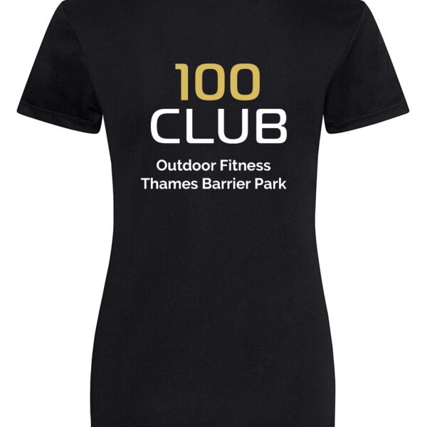 100 Club - Ladies Smooth Wicking T-Shirt- Thumbnail