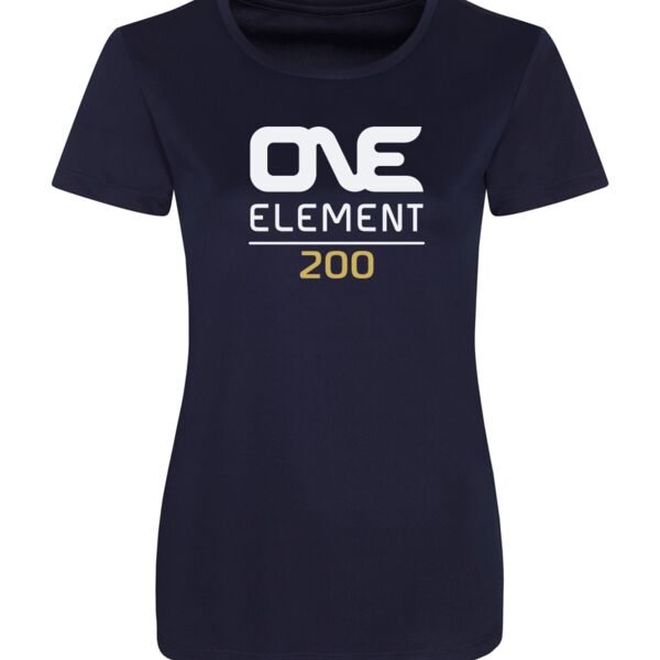 200 Club - Ladies Smooth Wicking T-Shirt- Thumbnail