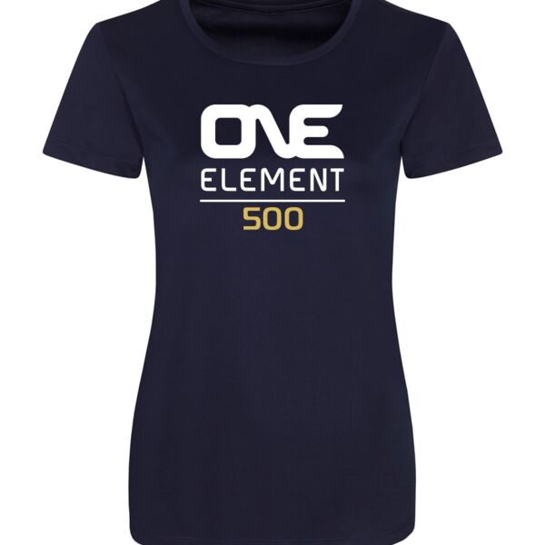 500 Club - Ladies Smooth Wicking T-Shirt- Thumbnail