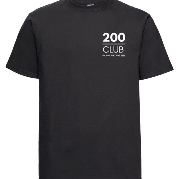 200 Club Classic Unisex Heavyweight Combed Cotton T-Shirt Thumbnail