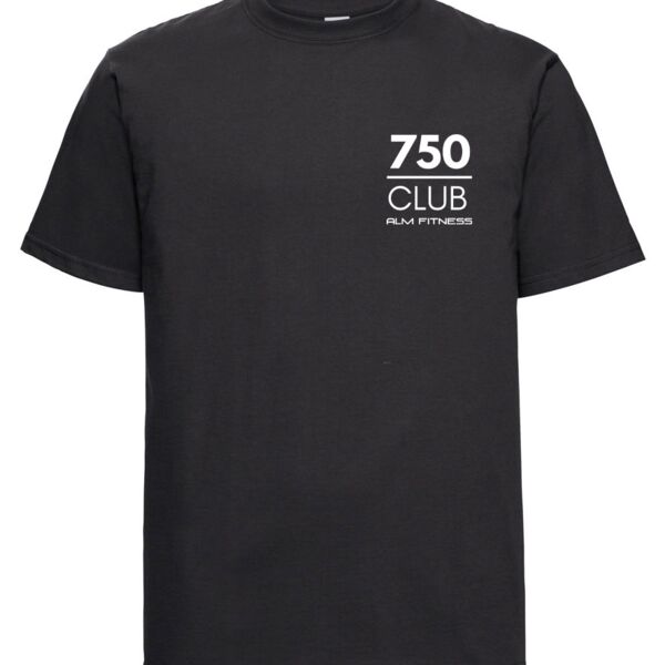 750 Club Classic Unisex Heavyweight Combed Cotton T-Shirt Thumbnail