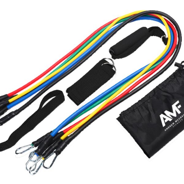 Resistance Exercise Band Set 11pc Thumbnail