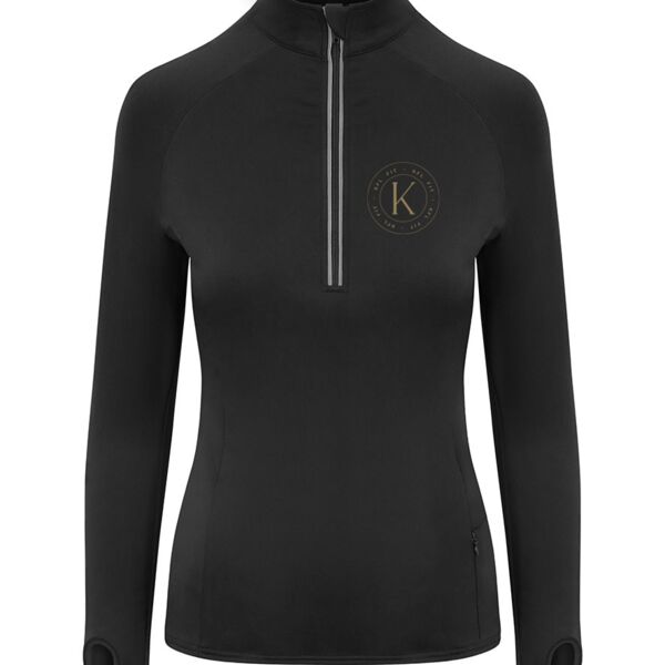 Cool-Flex Girlie Half Zip Top Thumbnail