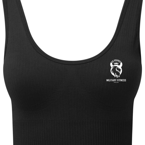 Ribbed Seamless 3D Fit Multi-Sport Bra Thumbnail