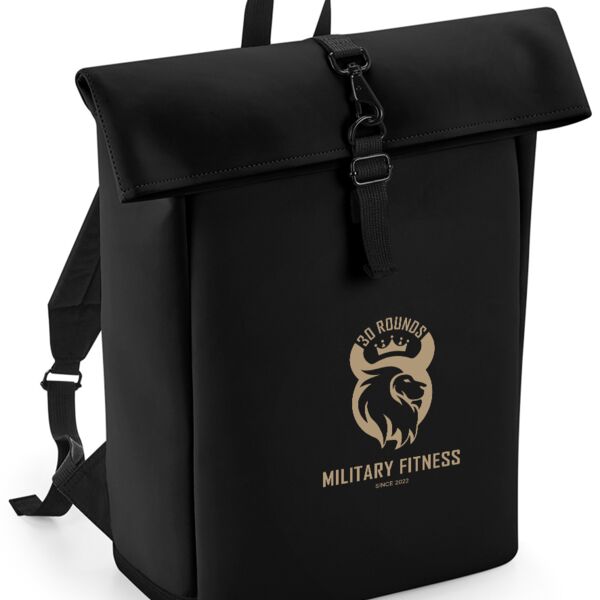 Matte PU rolltop backpack Thumbnail