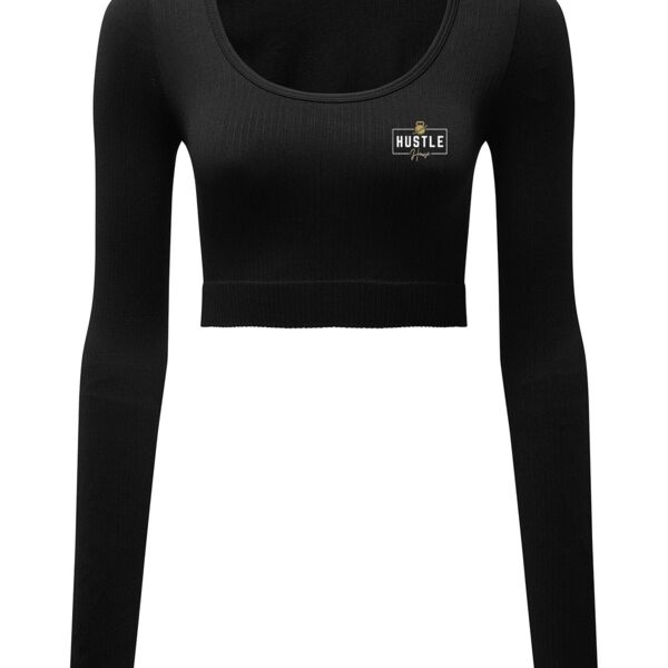 Women’s Ribbed Seamless '3D Fit' Crop Top Thumbnail