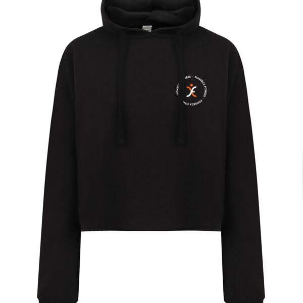 Women's cropped slounge hoodie Thumbnail