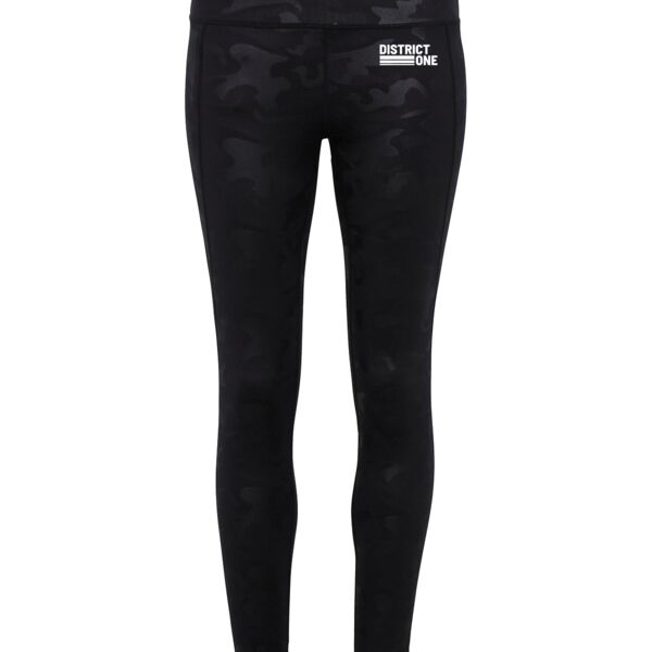 Women's performance camo leggings full-length Thumbnail