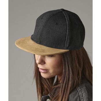 Suede peak snapback Thumbnail