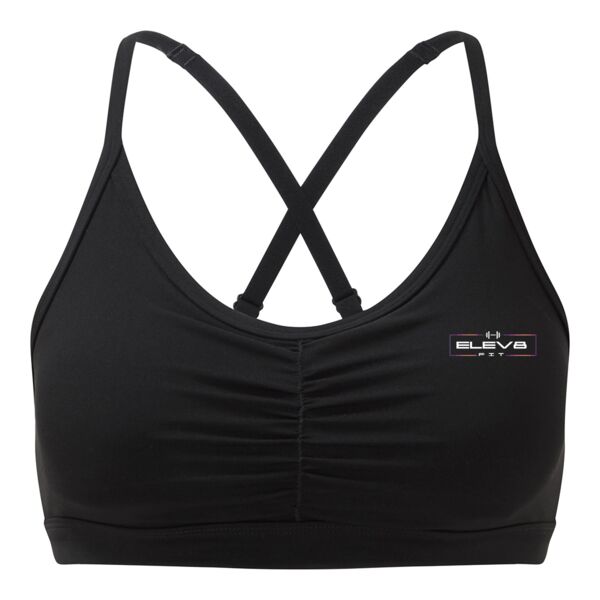Women's Ruched Sports Bra Thumbnail