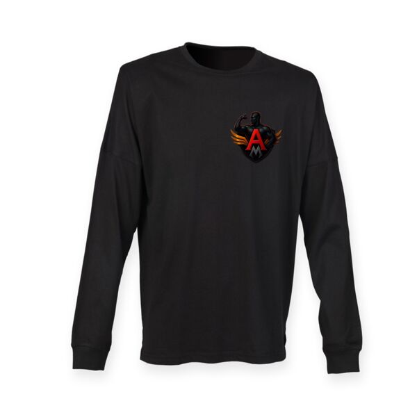 Unisex drop shoulder slogan top Thumbnail