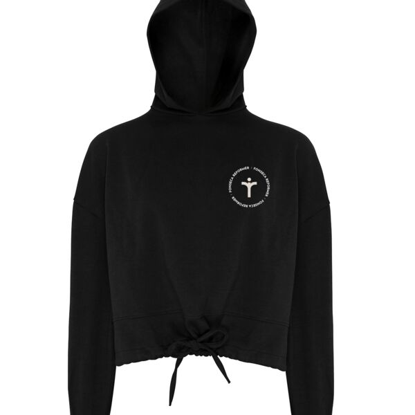 Women's Cropped Oversize Hoodie Thumbnail