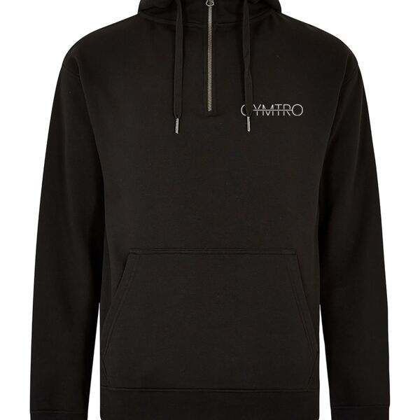 Regular fit 1/4 zip hoodie Thumbnail