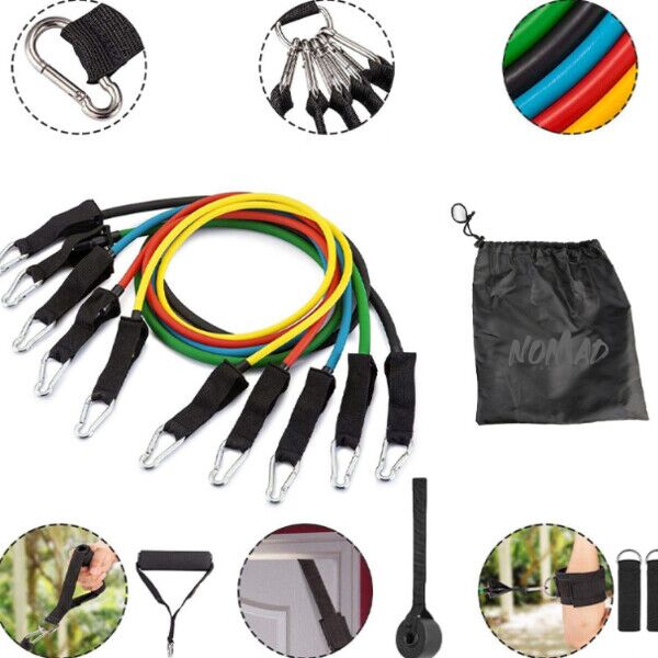 Resistance Exercise Band Set 11pc Thumbnail