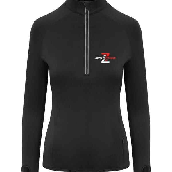 Cool-Flex Girlie Half Zip Top Thumbnail