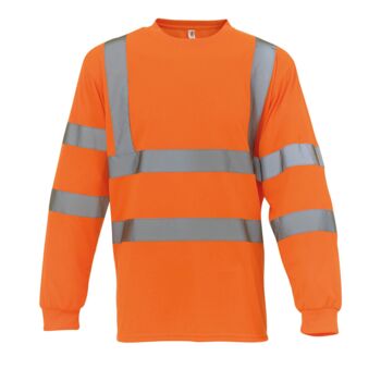 Hi-vis long sleeve t-shirt (HVJ420) Thumbnail