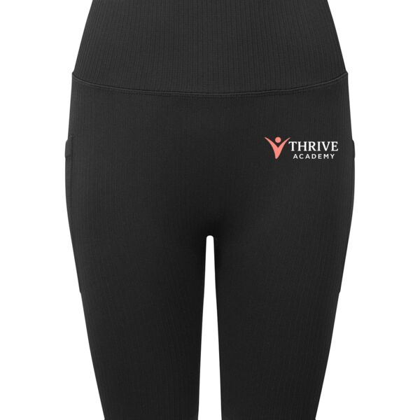 Women’s Ribbed Seamless '3D Fit' Cycle Shorts Thumbnail