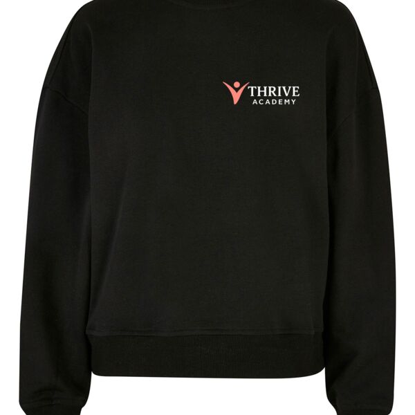 Women’s oversized crew neck sweatshirt Thumbnail