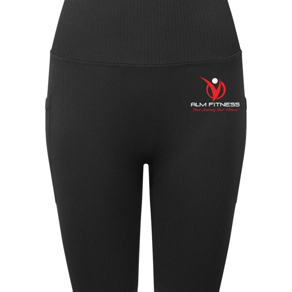 Women’s Ribbed Seamless '3D Fit' Cycle Shorts Thumbnail