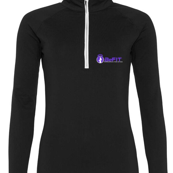 Girlie Half Zip Sweat Top Thumbnail