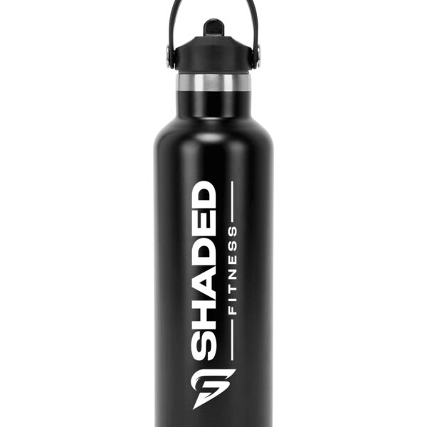 Vacuum sports water bottle with flip-up straw Thumbnail