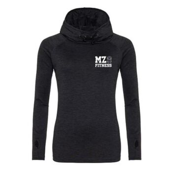 MZ9 Sports Girlie cool cowl neck top Thumbnail