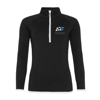 Girlie cool ½ zip sweatshirt Thumbnail