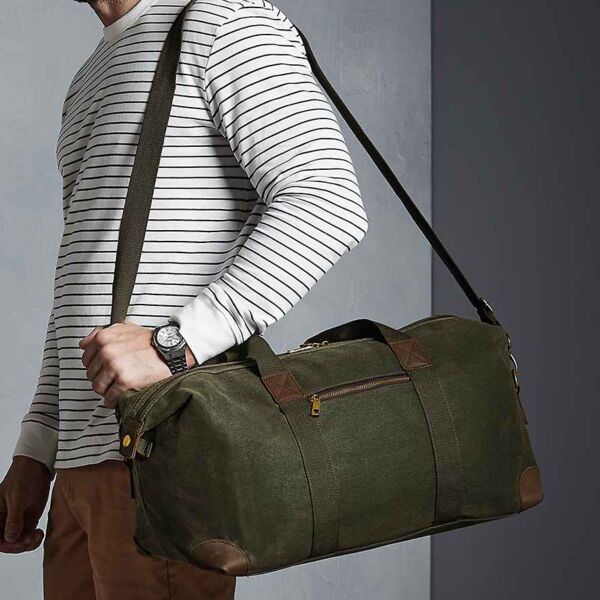Heritage Waxed Canvas Holdall Thumbnail