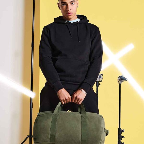 Vintage Canvas Barrel Bag Thumbnail